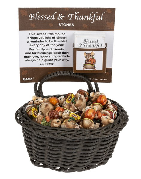 MICE BLESSED THANKFUL CHARM
